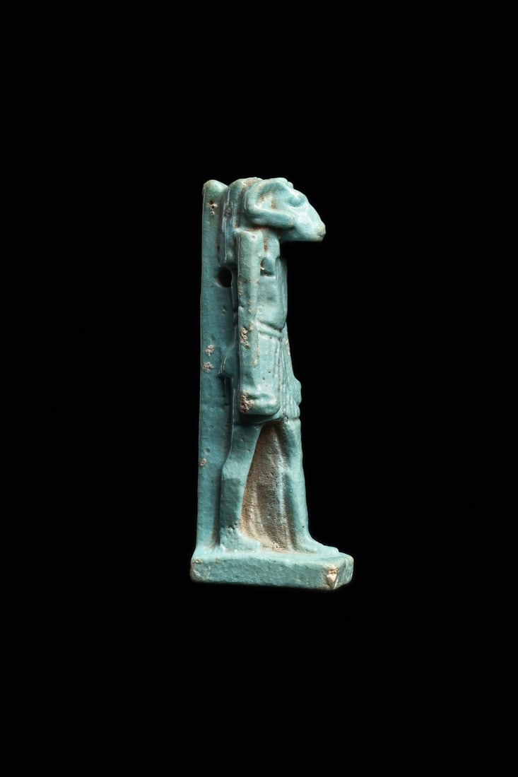 Faience Amulet of Khnum (1 of 3)