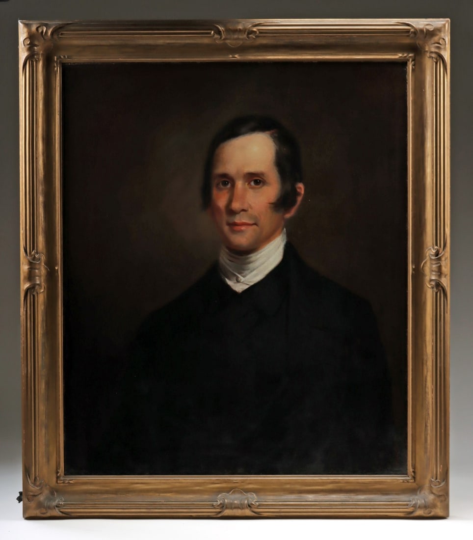 19th C. Portrait Painting of Reverend John Thomas Wheat (1 of 1)