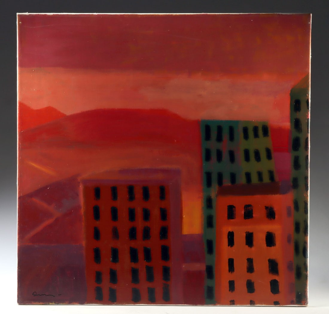 John Lindus Painting - "Edge of Ankara" (2004) (1 of 4)