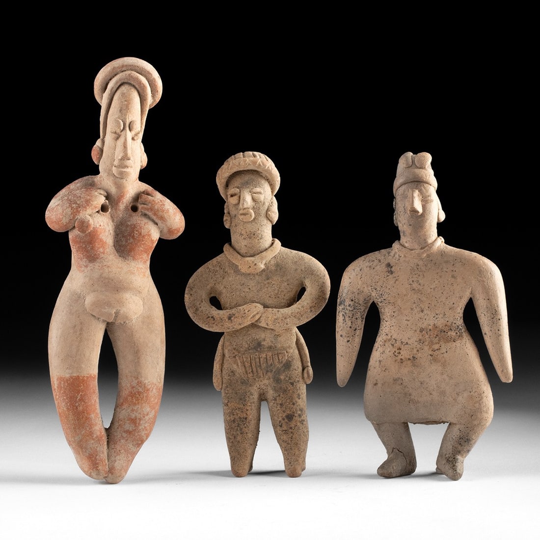 Jalisco & Colima Pottery Figures, Set 3 (1 of 2)