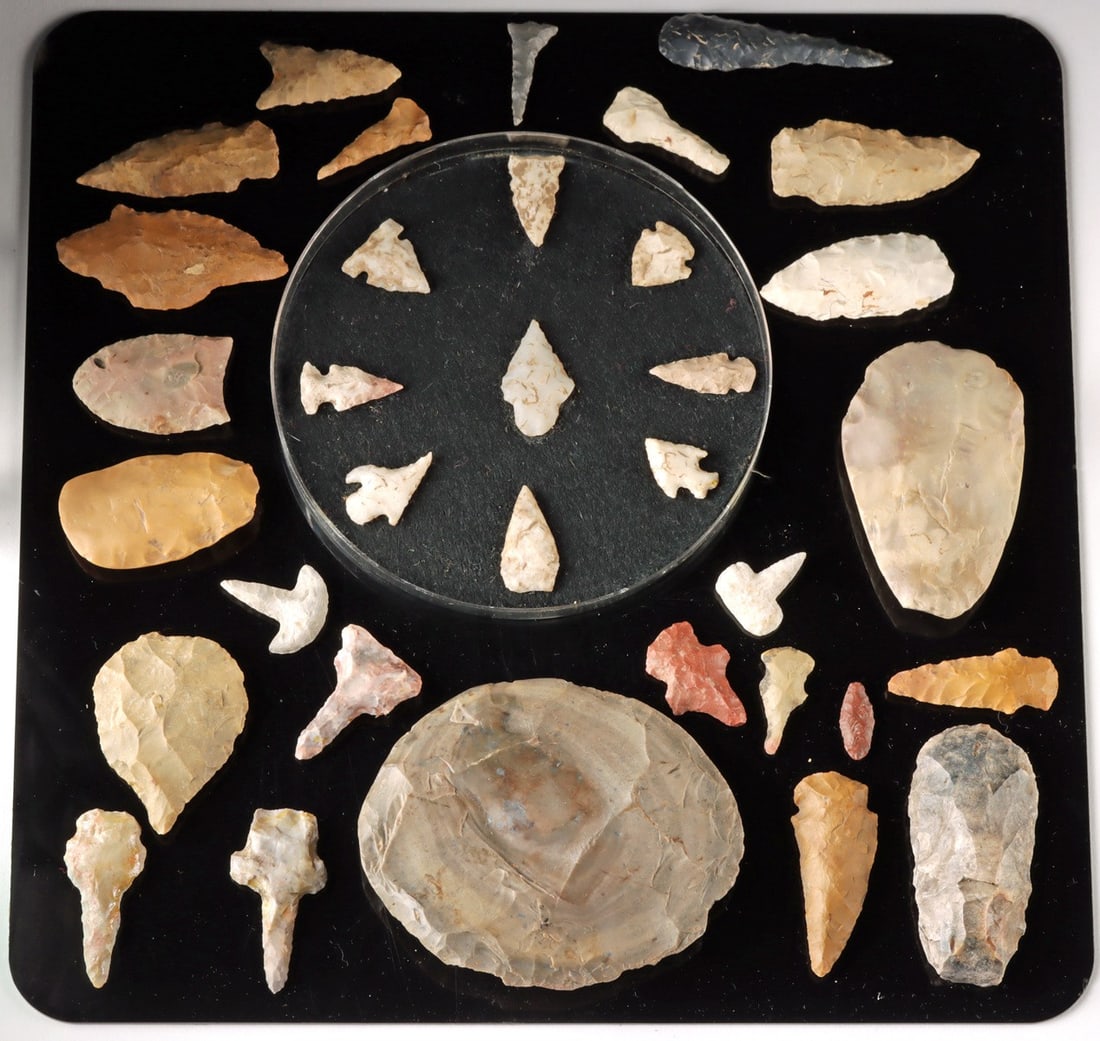 Archaic / Woodlands Stone Tool Collection (1 of 1)