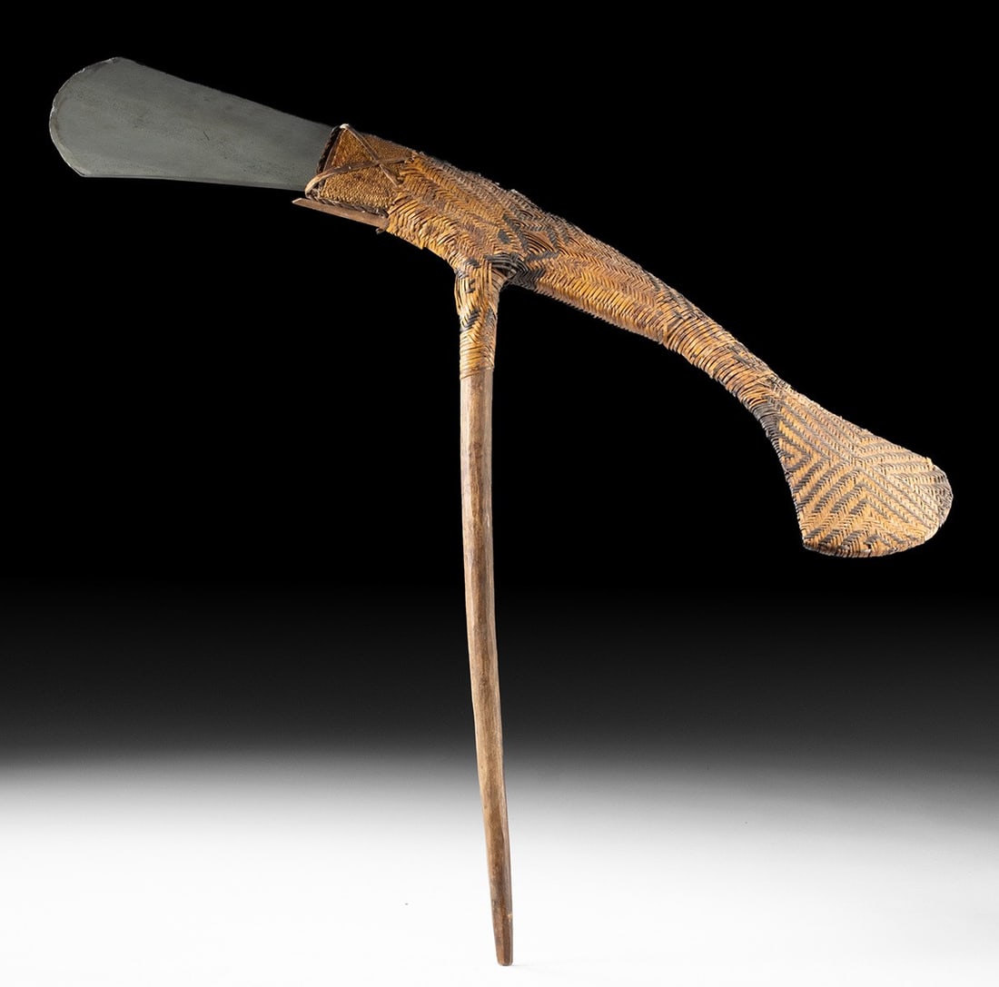 Large Papua New Guinea Mount Hagen Stone Axe (1 of 2)