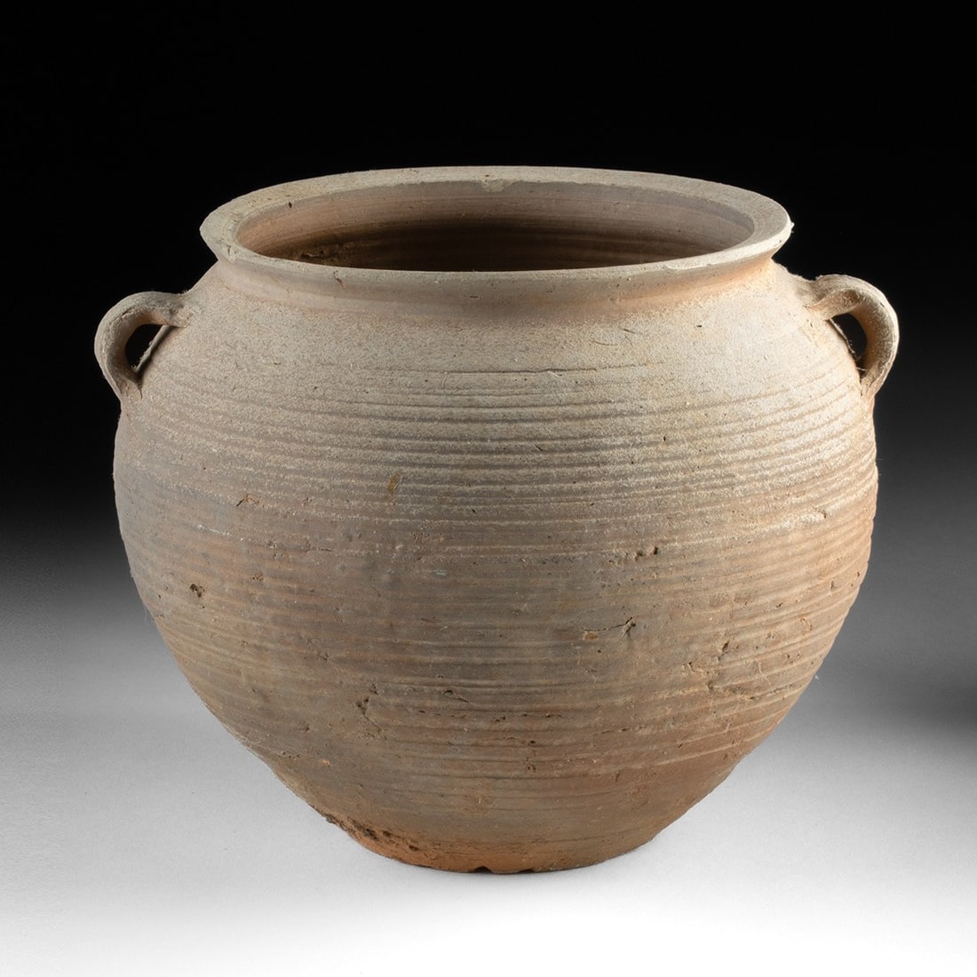 Han Dynasty Earthenware Jar w/ Lug Handles (1 of 4)