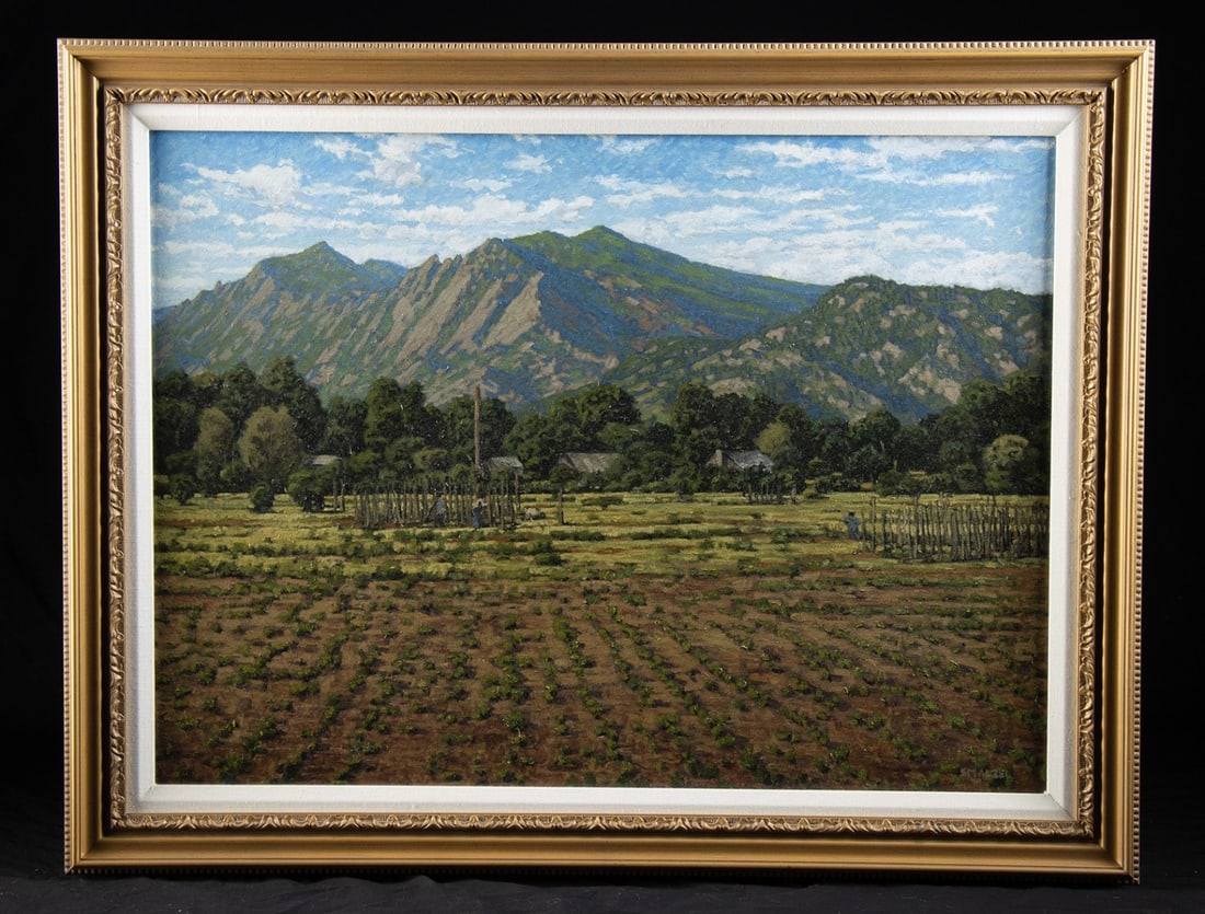 Stephen Smalzel Painting - Flatirons, Boulder, CO (1 of 3)