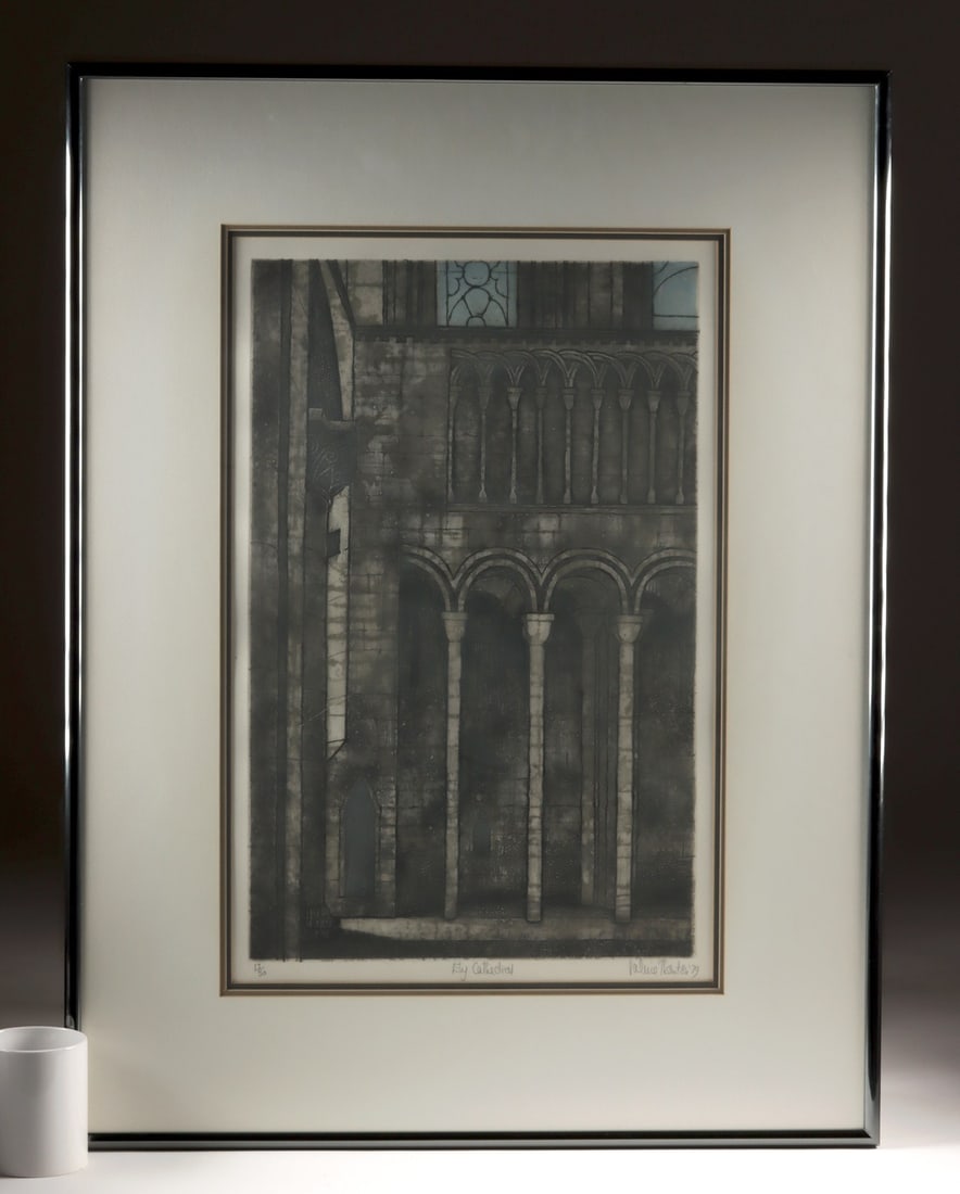 Valerie Thornton Etching "Ely Cathedral" (1979) (1 of 5)