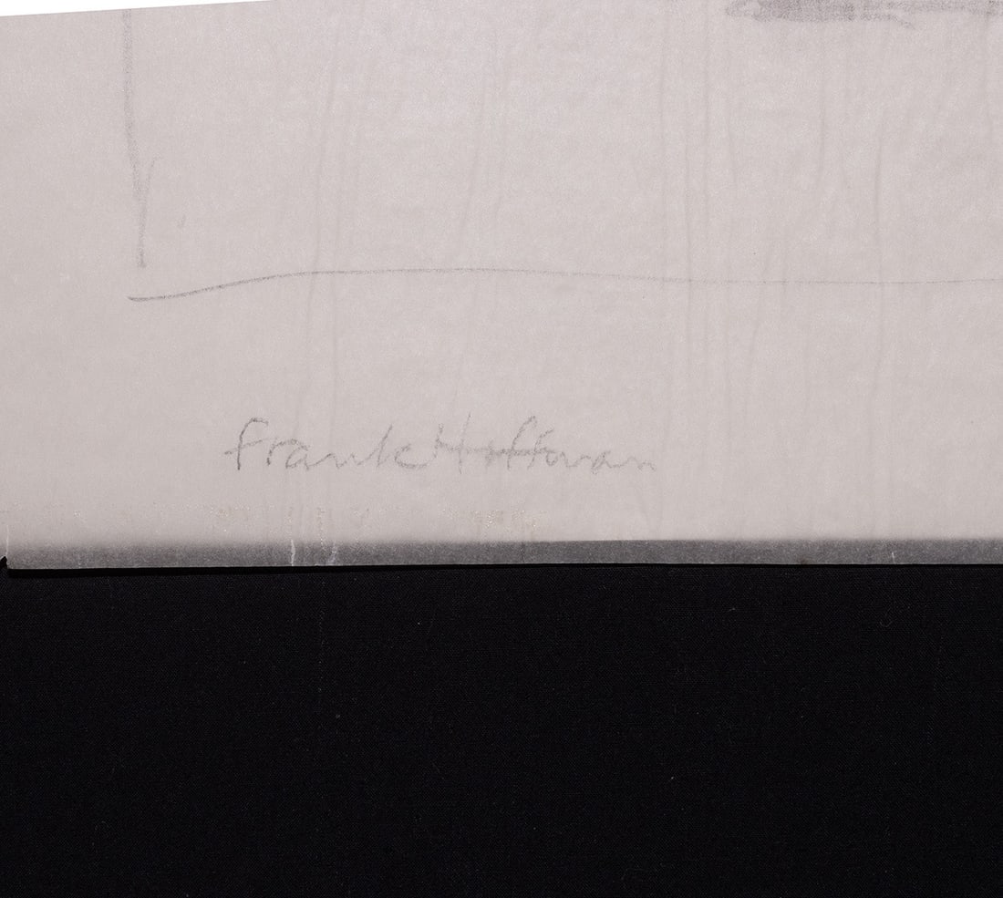 Frank B. Hoffman Graphite Chuckwagon Drawing - 2