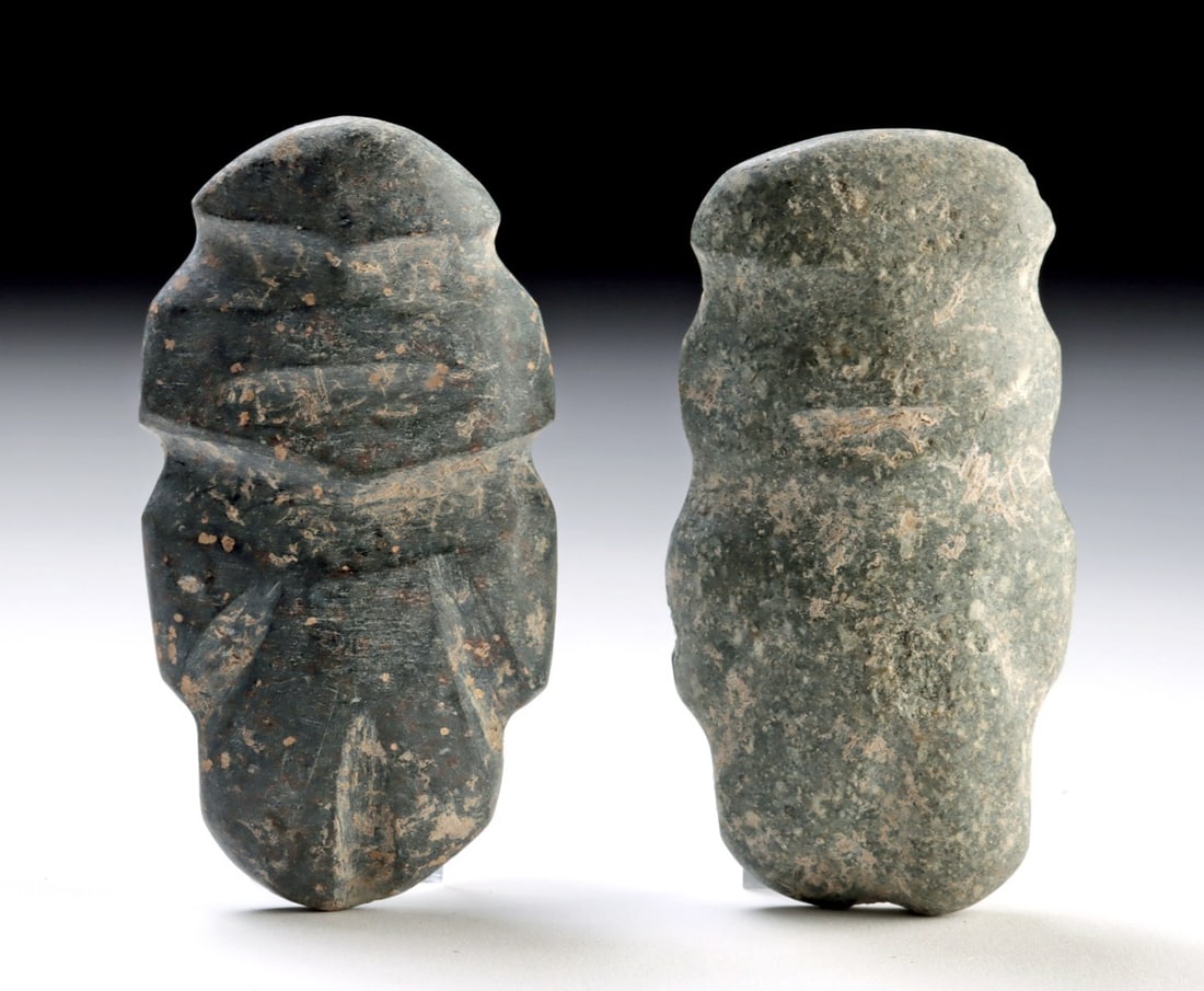 Two Guerrero Mezcala Stone Figures (1 of 1)