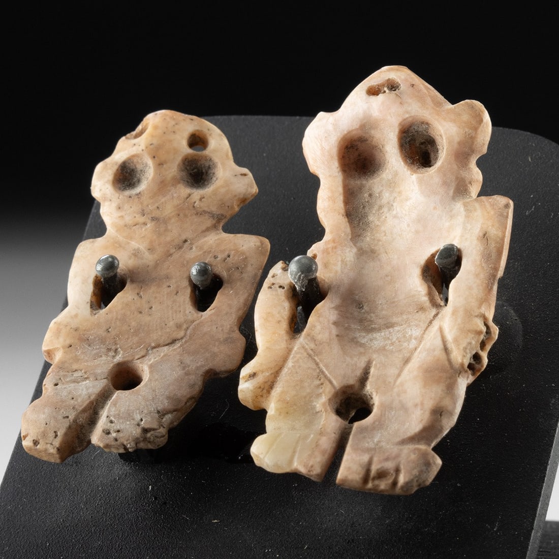 Colima Shell Anthropomorphic Pendants - Pair (1 of 3)