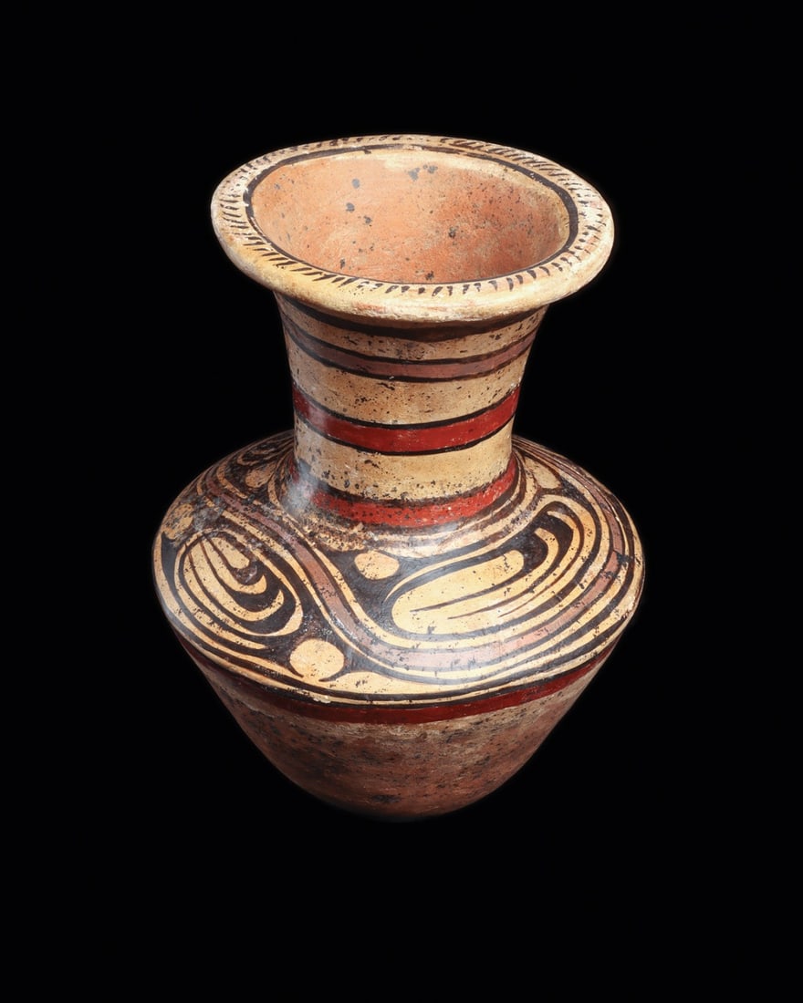 Cocle Polychrome Decorated Urn (1 of 5)