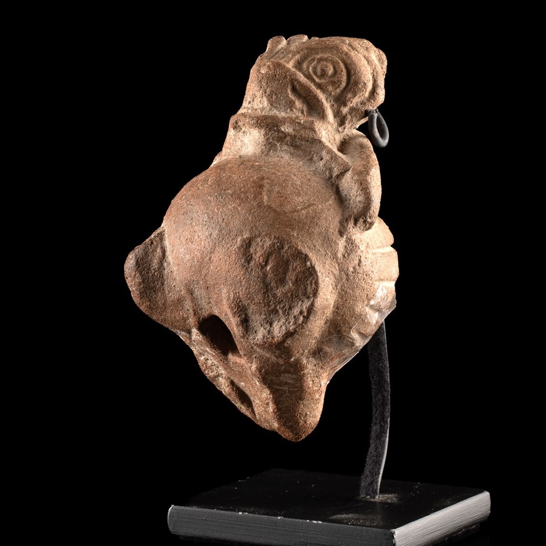 Costa Rican Terracotta Zoomorphic Rattle - Turtle Effigy (1 of 4)