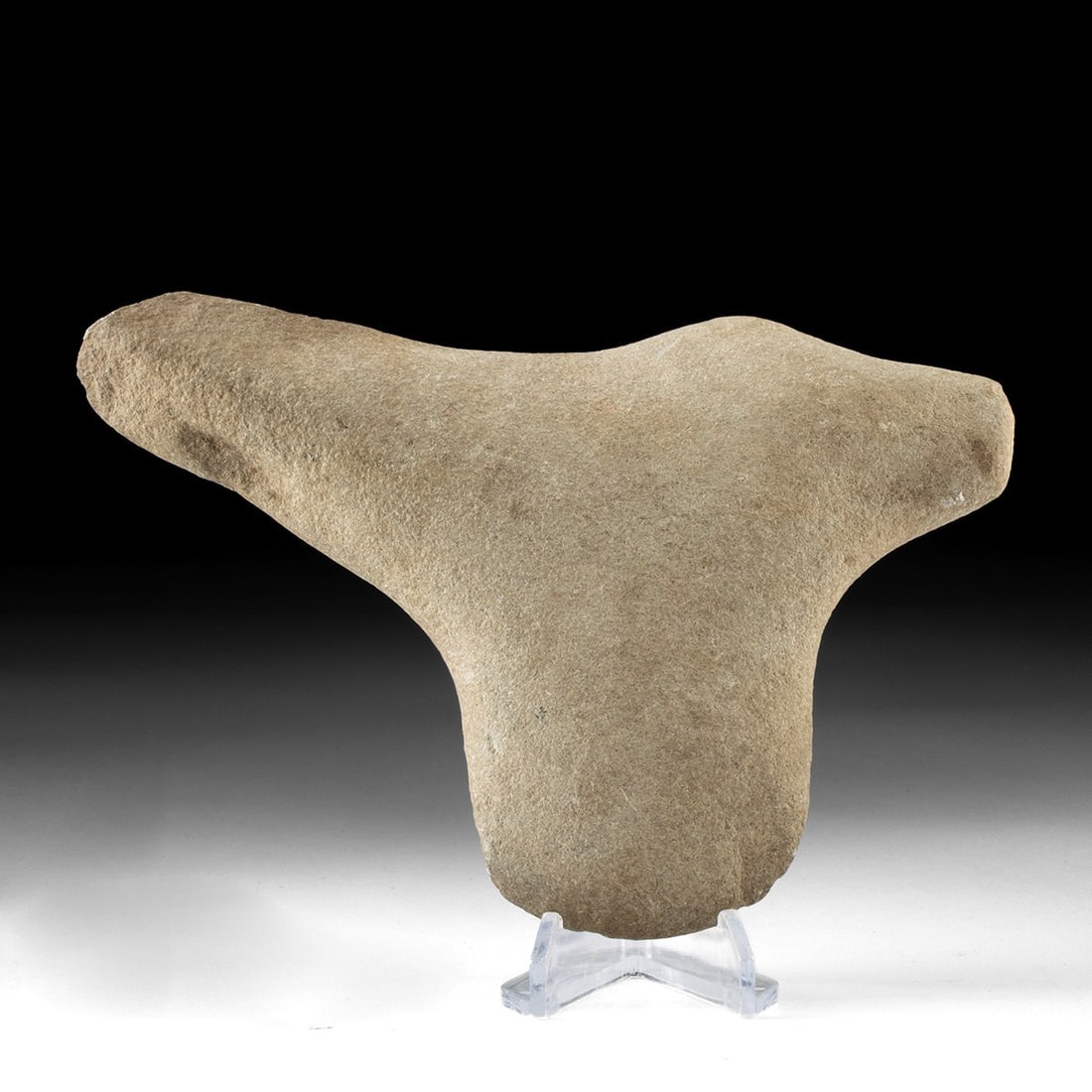 Taino Stone Petaloid Celt - Hafted Axe or Adze Head (1 of 2)