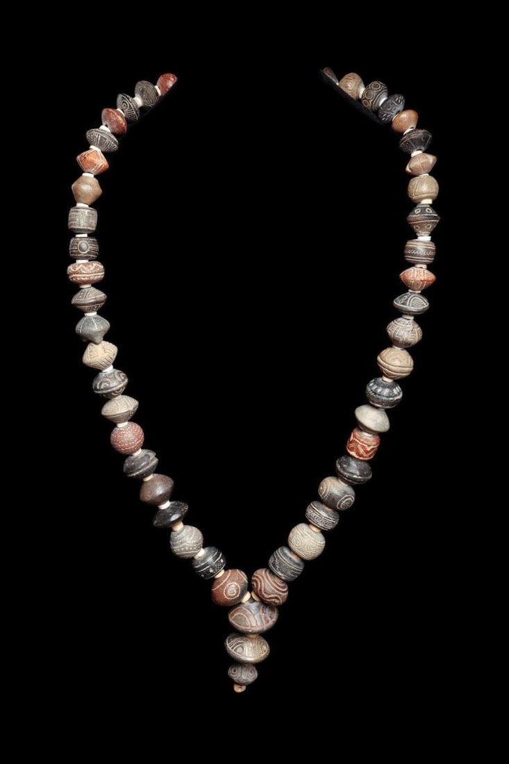 Colombian Spindle Whorl Beaded Necklace (1 of 6)