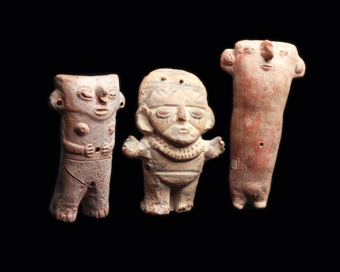 Vicus Pottery Females & Chancay Figure (3) (1 of 5)