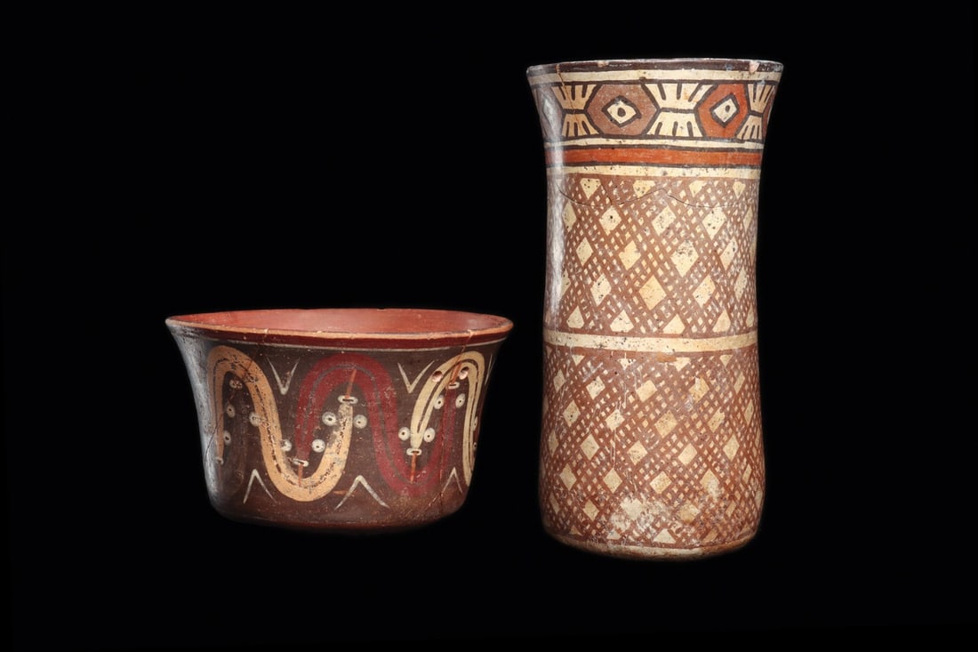 Nazca Polychrome Decorated Vessels (2) (1 of 4)