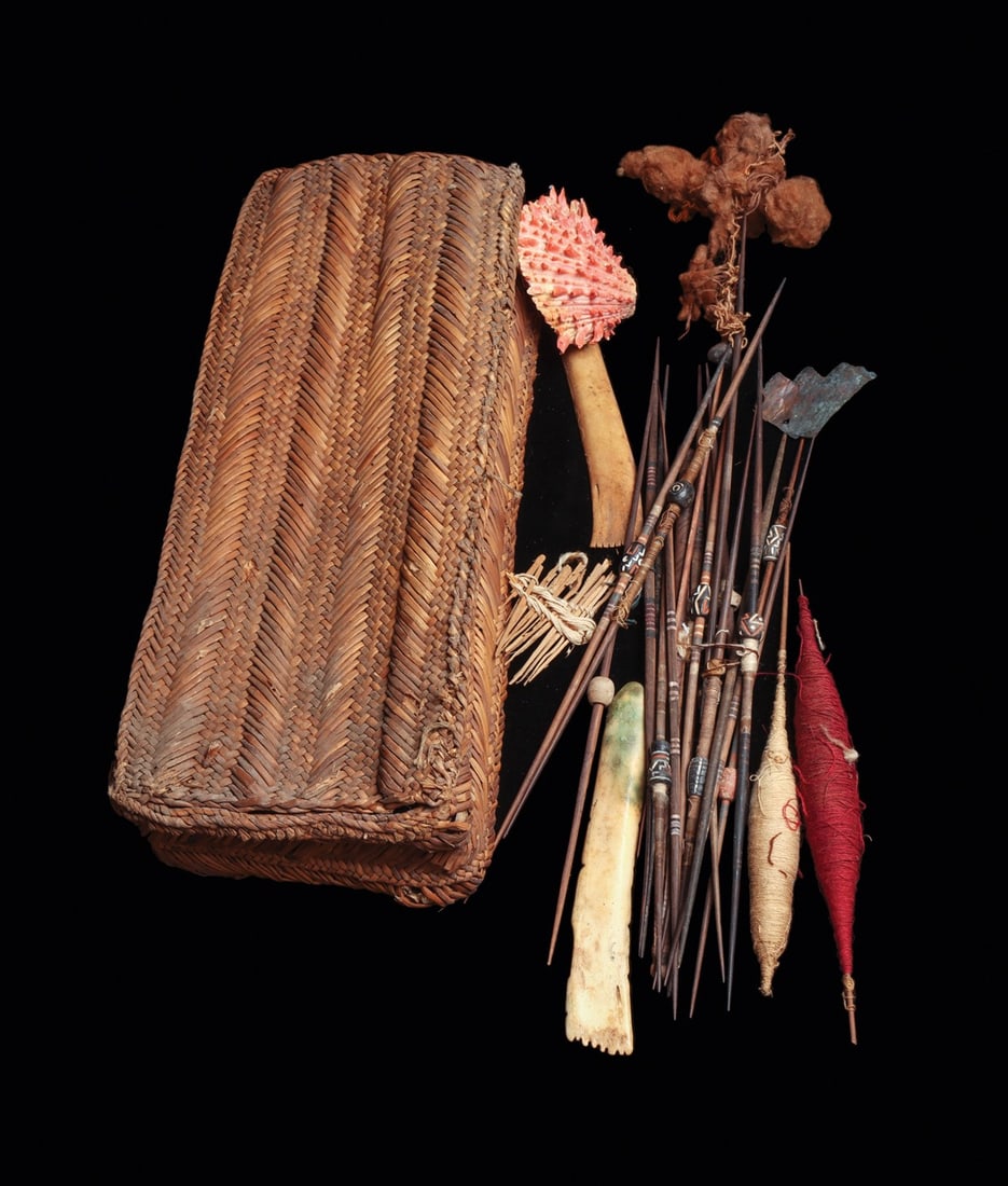 Chancay Sewing Basket with Implements (1 of 7)