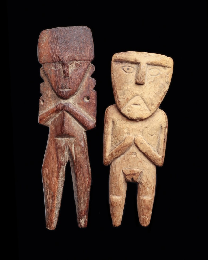 Chancay Wood Female Dolls (2) (1 of 4)