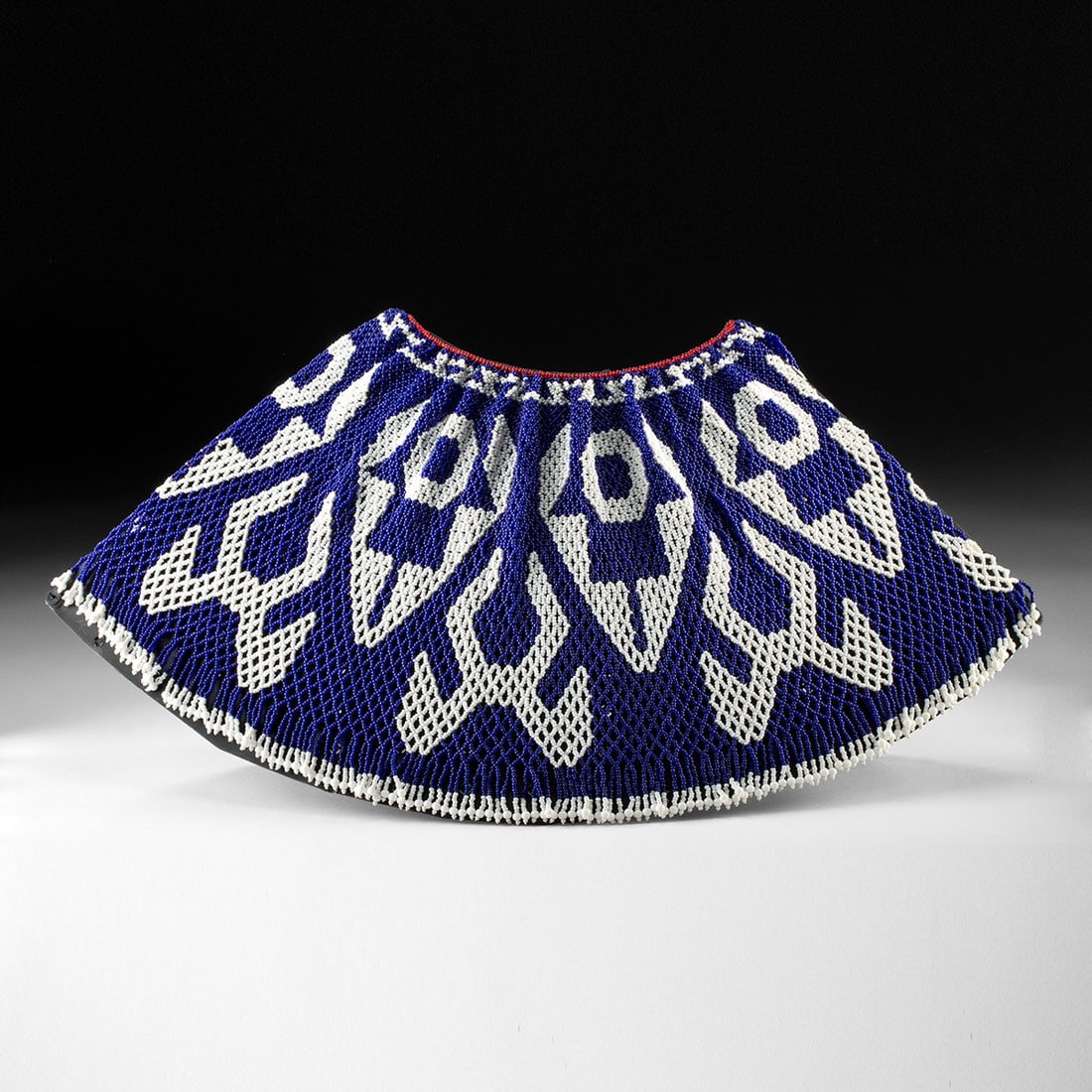 Mojave Netted Beadwork Collar, Glass Beads (1 of 4)