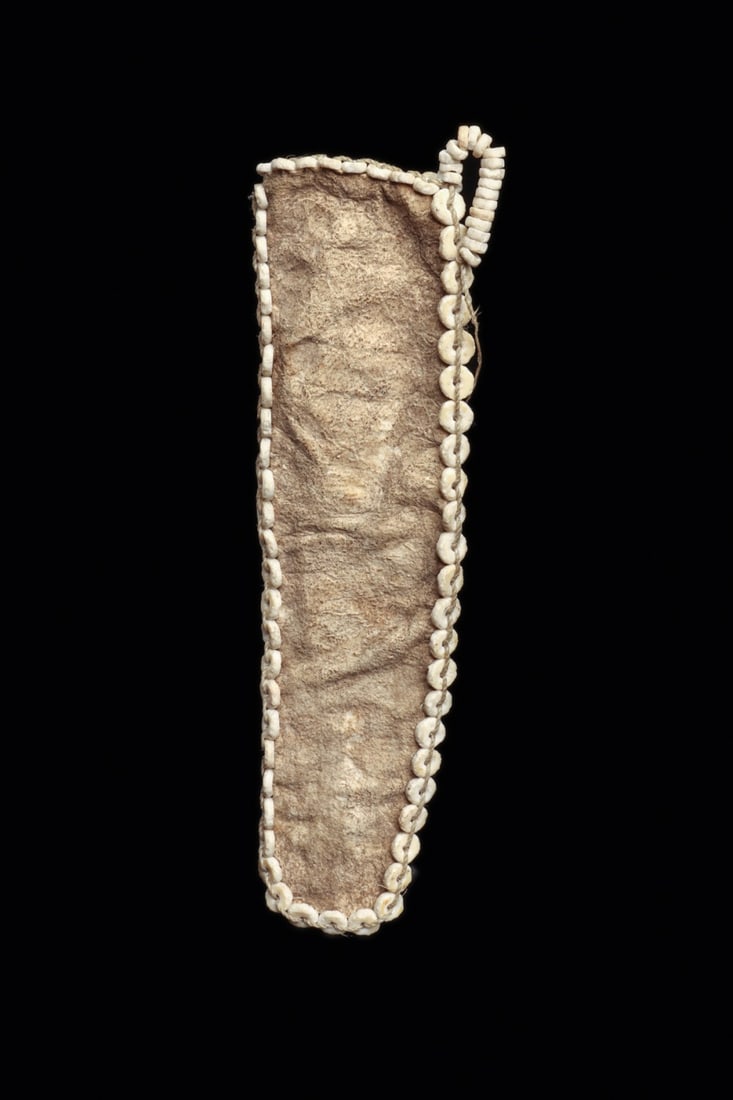 Native American Bead and Hide Sheath (1 of 4)