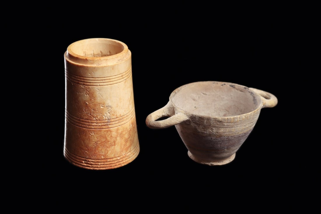 Skyphos & Coptic Bone Container (2) - 2