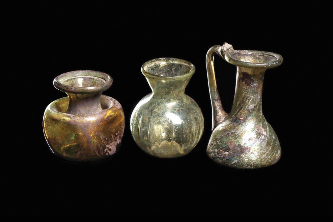 Roman Glass Bottles (3) (1 of 4)