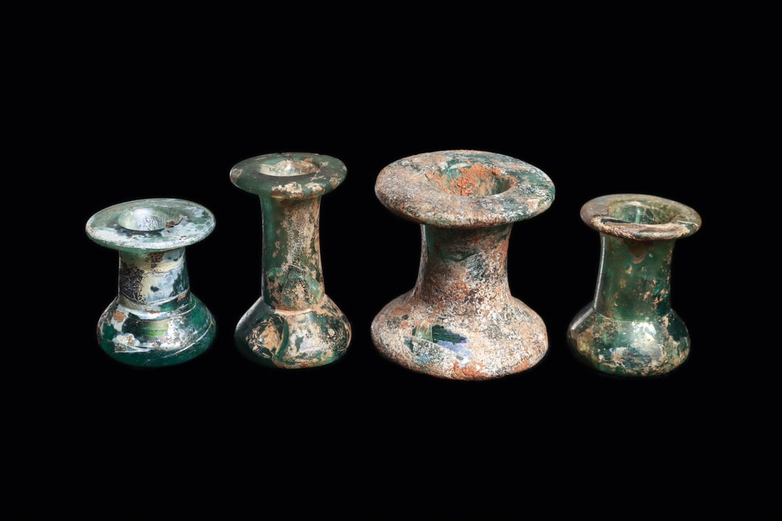 Islamic Spool Shape Vials (4) - 4