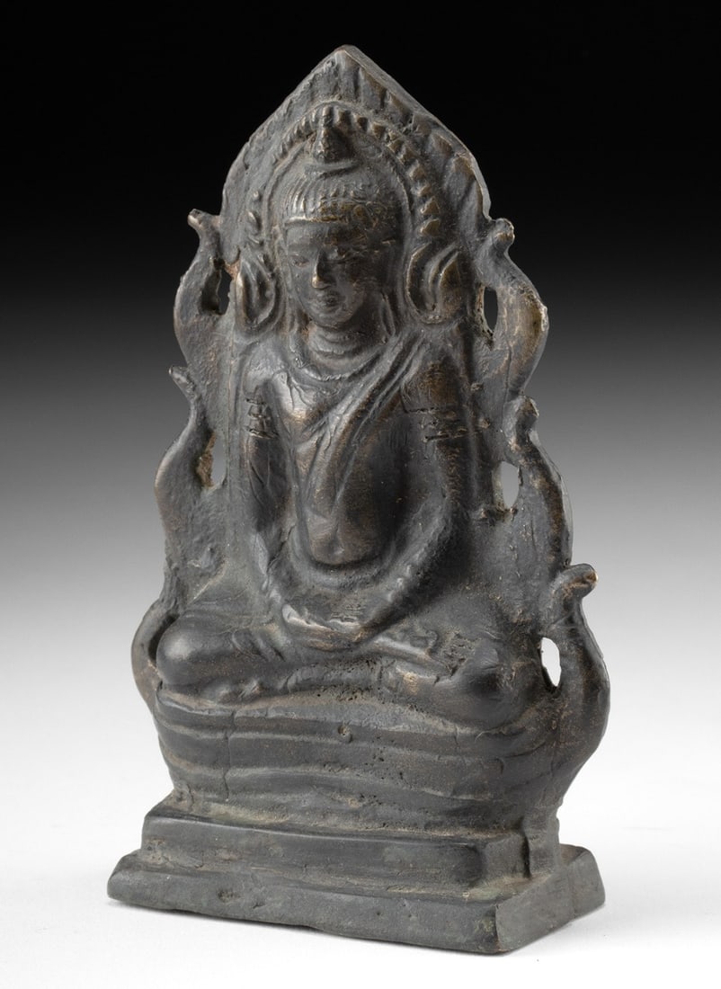 Thai Cast Brass Buddha Statue, Lopburi Style (1 of 3)