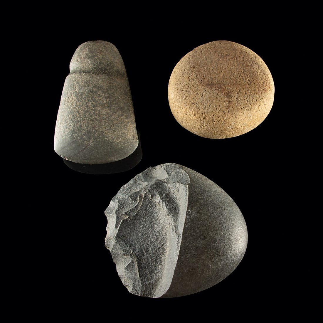 Three Woodland to Mississippian Stone Tools (1 of 2)