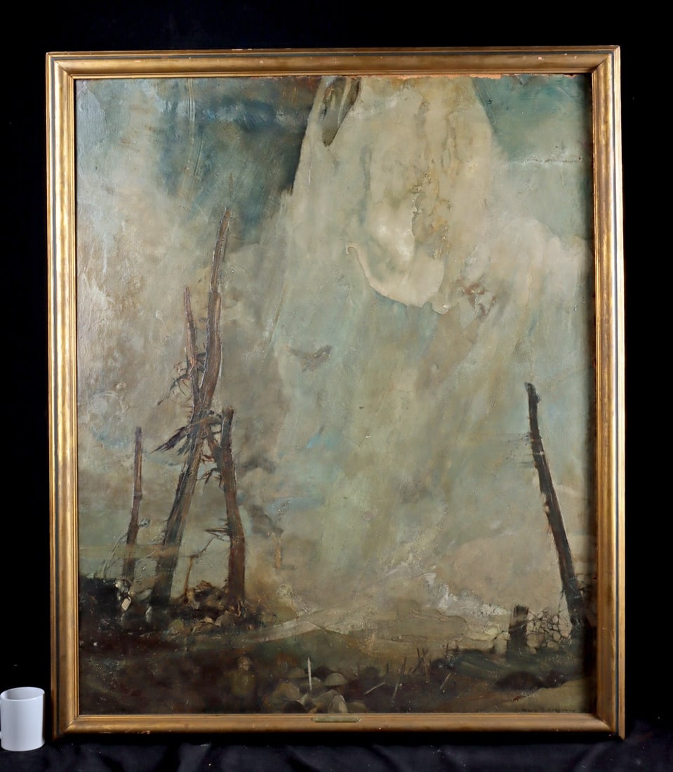 Charles S. Chapman Painting - "The Winds of War" (1918) (1 of 2)