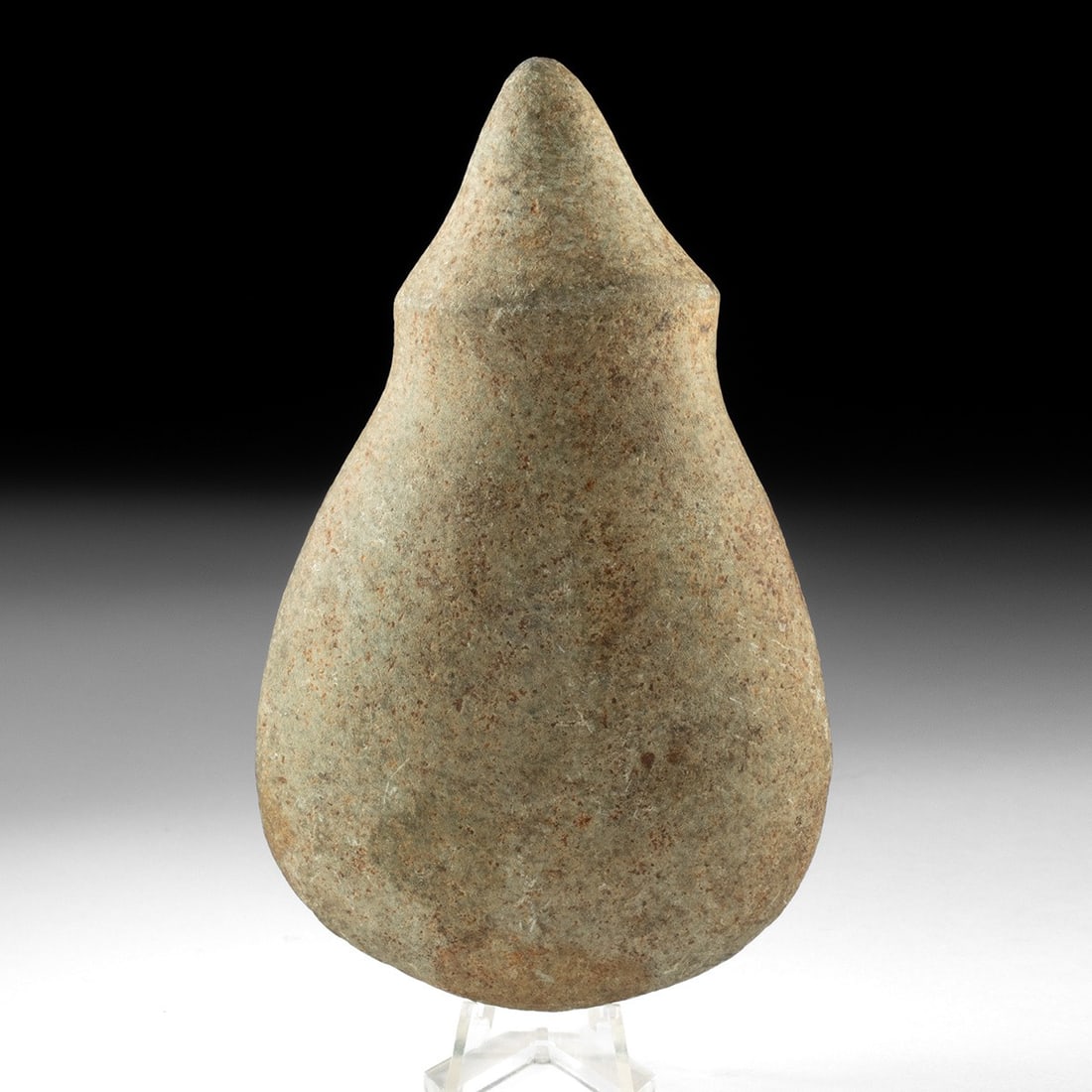 Taino Stone Petaloid Celt - Greenstone Axe Head (1 of 2)