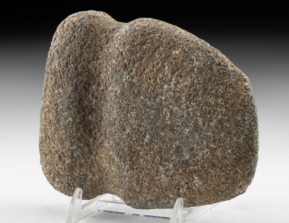 Large Native American Full Groove Stone Axe Head (1 of 2)