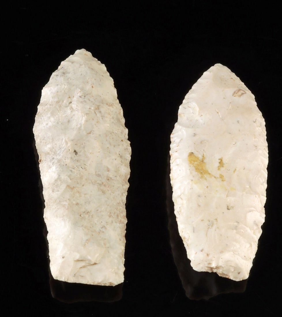 Two Woodlands Lanceolate Stone Spear Points (1 of 2)