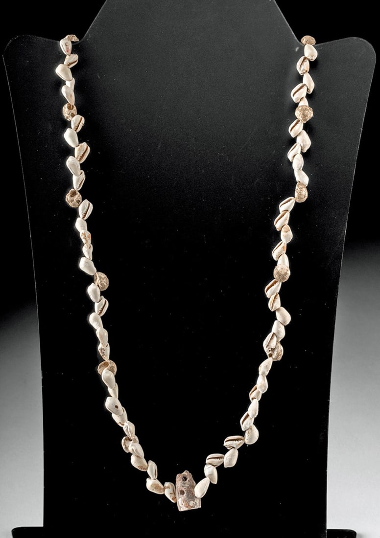 Ancient Caddo Mississippian Shell Bead Necklace (1 of 4)