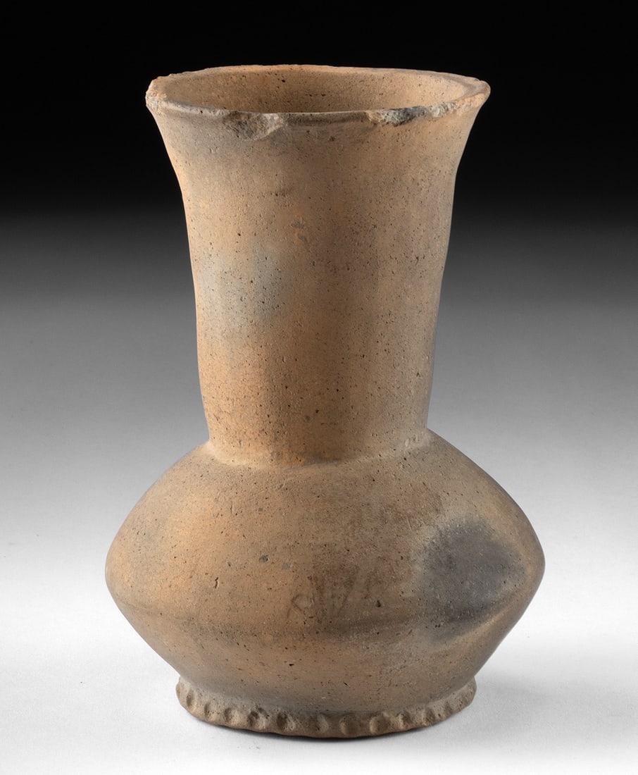 Ancient Mississippian Pottery Bottle Carinated Form (1 of 3)