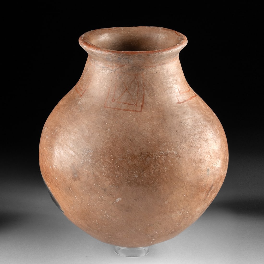 19th C. Papago (Tohono O'odham) Pottery Olla - Storage Jar (1 of 4)