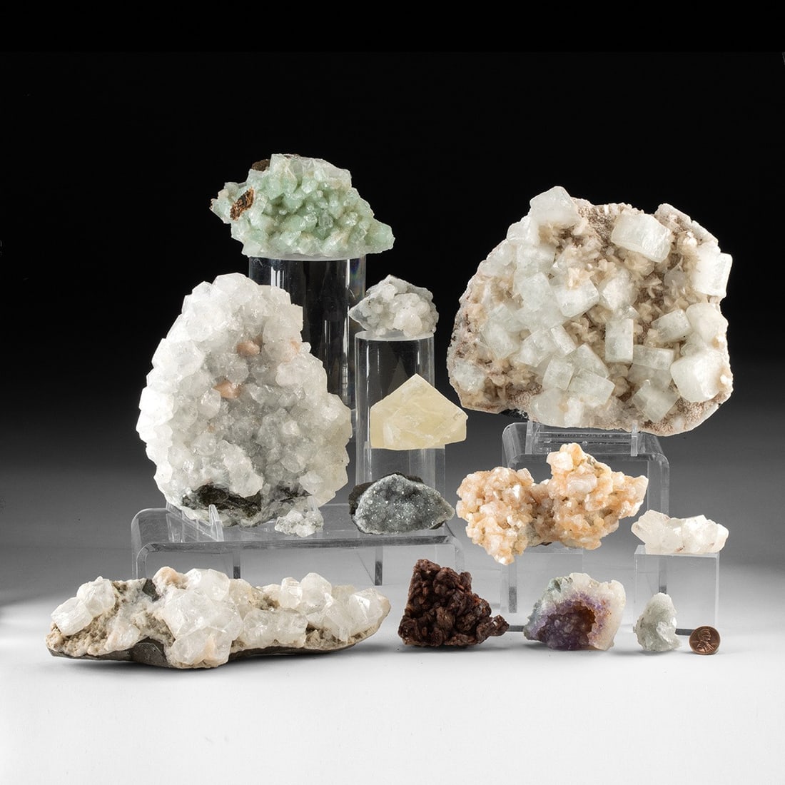 Zeolite Mineral Collection - India Deccan Traps Specimens (1 of 3)