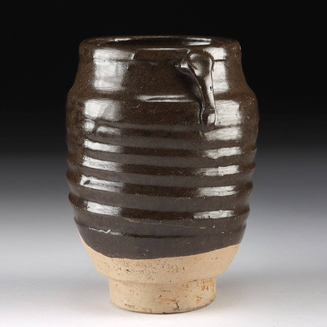 Yuan Dynasty Cizhou Brown-Glazed Stoneware Jarlet (1 of 3)
