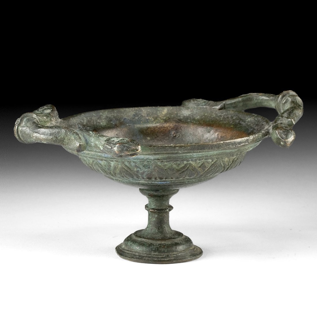 19th C. Brass Kylix - Grand Tour Footed Wine Cup after the Antique (1 of 5)