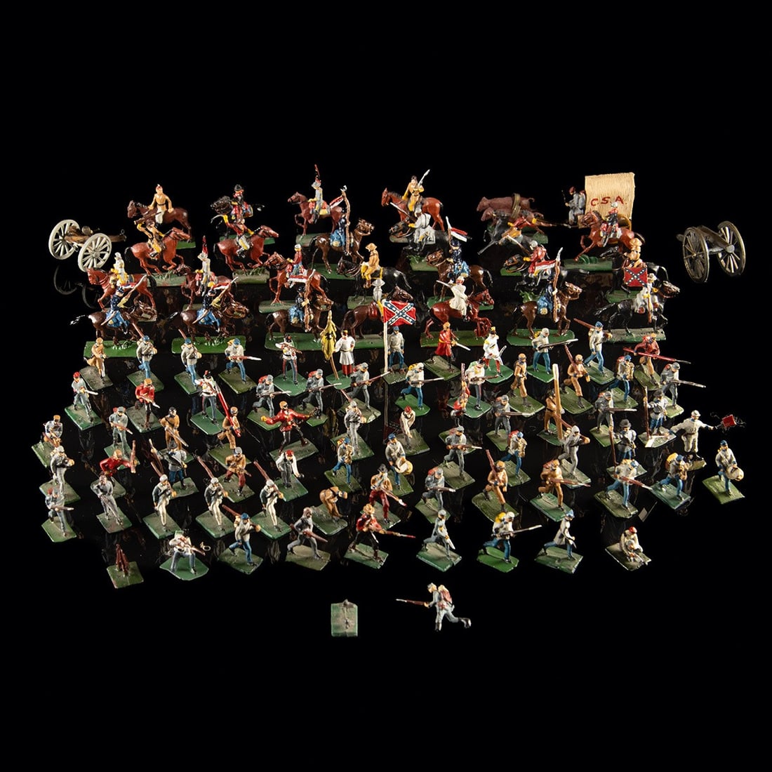 Miniature Lead 32mm US Civil War Soldiers by SAE (1 of 5)
