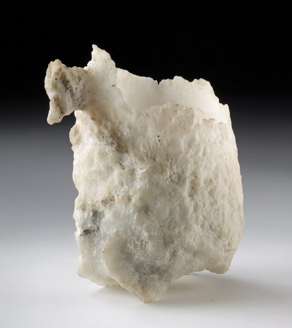 Maya Gypsum Effigy Vessel with Zoomorphic Head (1 of 4)