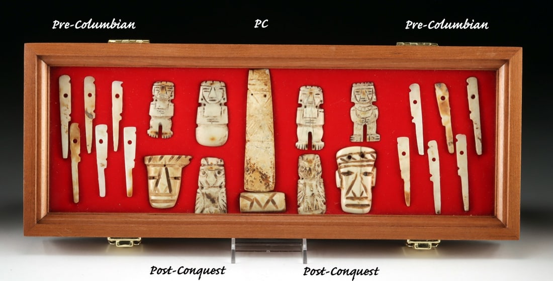 Lot of Pre & Post Conquest Shell Pendants - Costa Rica (1 of 3)