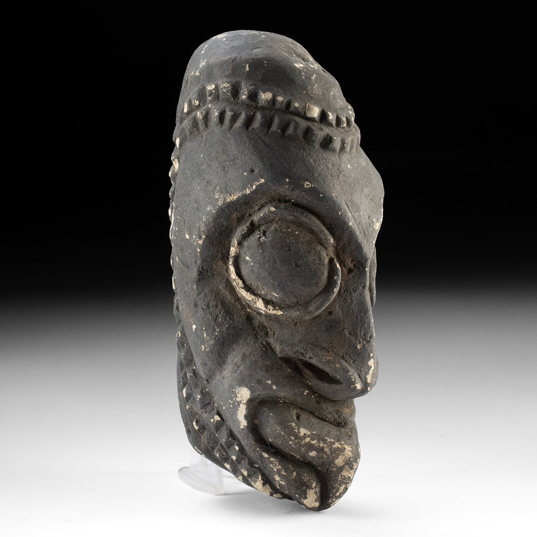 Vanuatu Volcanic Stone Magic Stone - Ancestral Spirit Face (1 of 4)