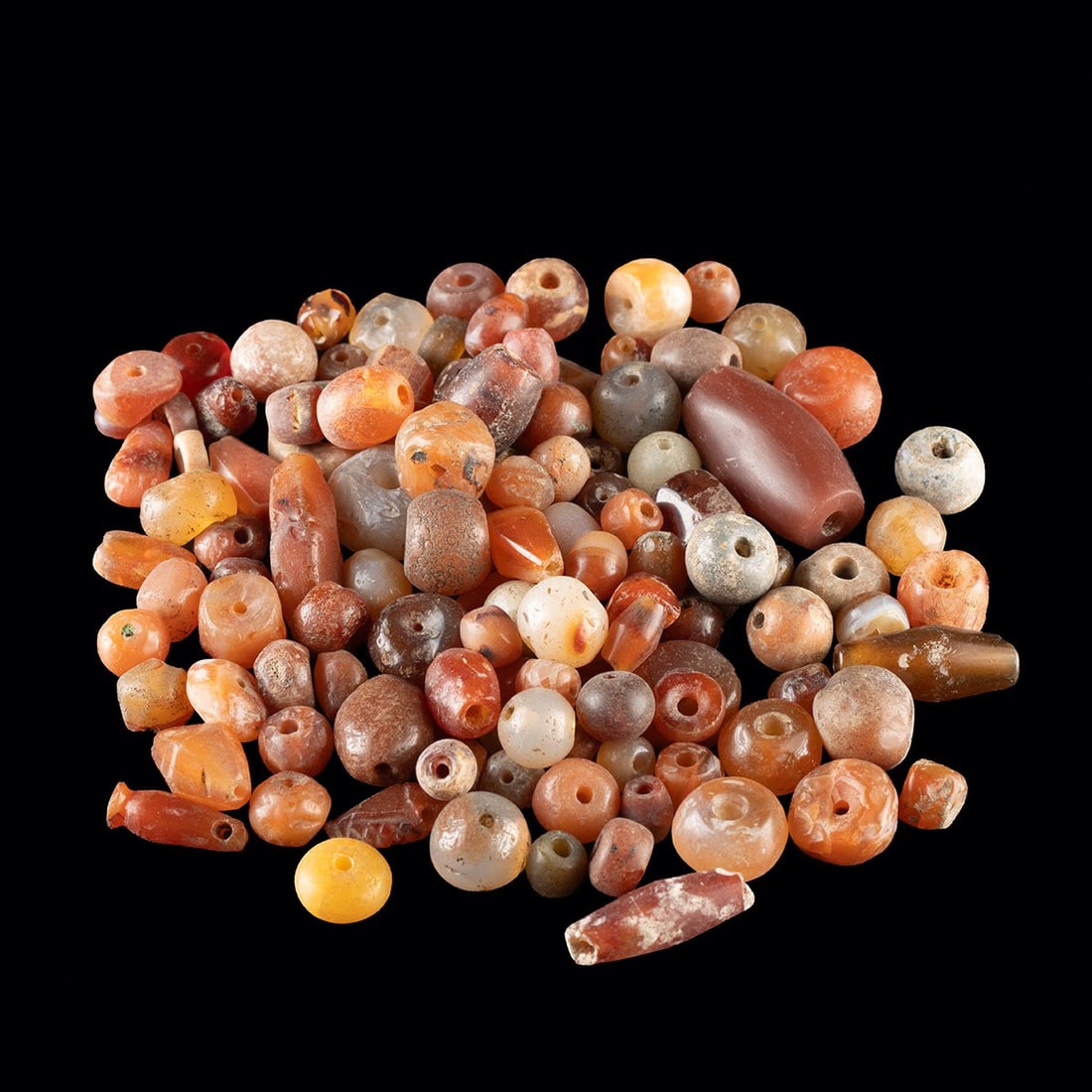 Ancient Near Eastern Carnelian, Agate & Jasper Bead Collection (1 of 2)