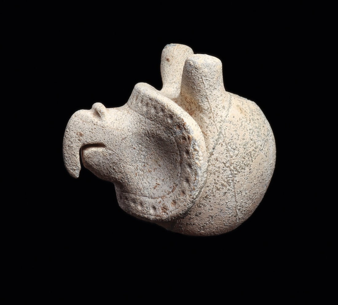 Costa Rican Quartzite Owl Mace Head (1 of 6)