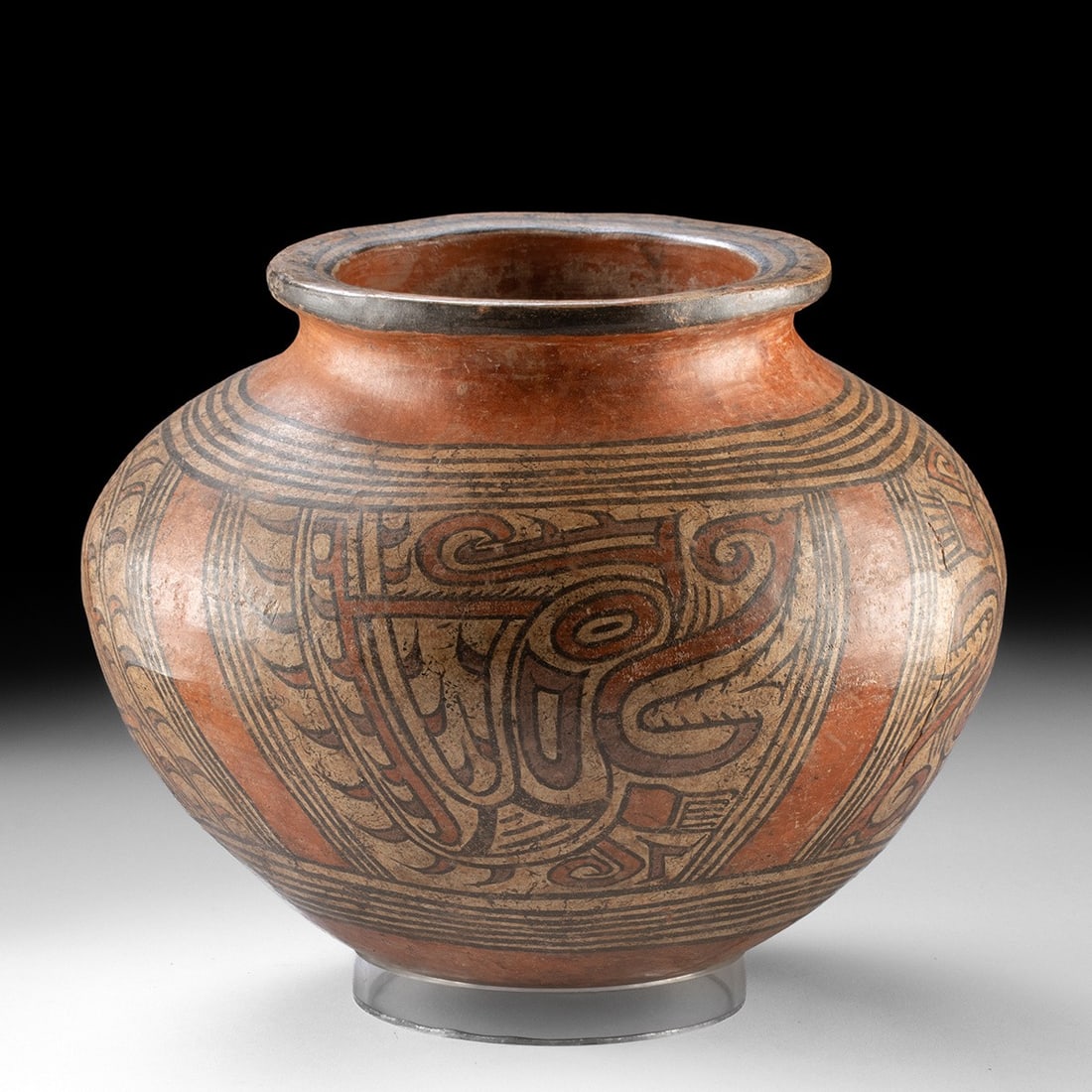 Gran Coclé Polychrome Jar | Macaracas Saurian Motifs (1 of 5)