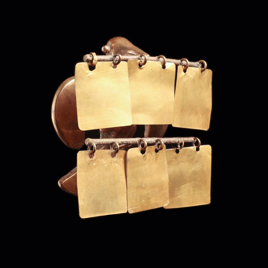 Uruba Eagle Pendant with Sheet Danglers, Colombia, Ca. 500-1000 CE (1 of 7)