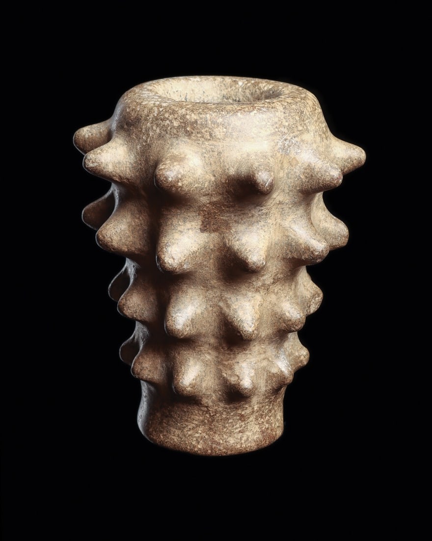 Chavin Stone Spiked Mace Head, North Coast Peru (1 of 4)