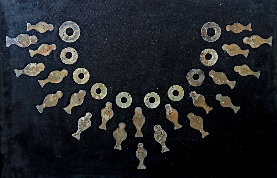Chimu Silver Pectoral Ornaments, North Coast Peru (1 of 3)