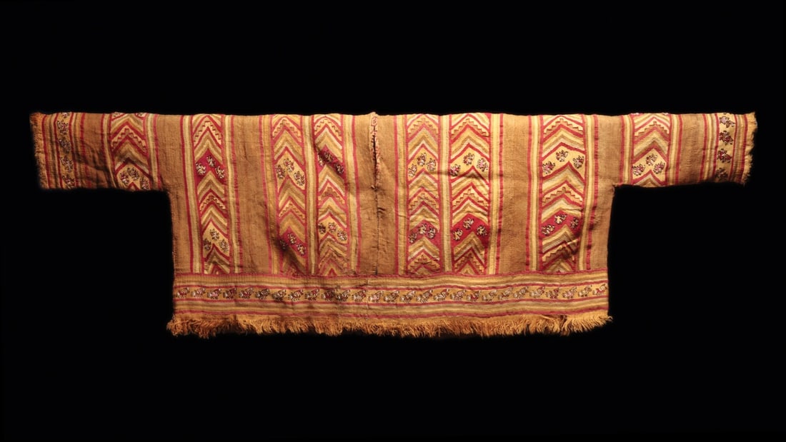 Chancay Polychrome Textile Tunic with Bird Bands (1 of 10)