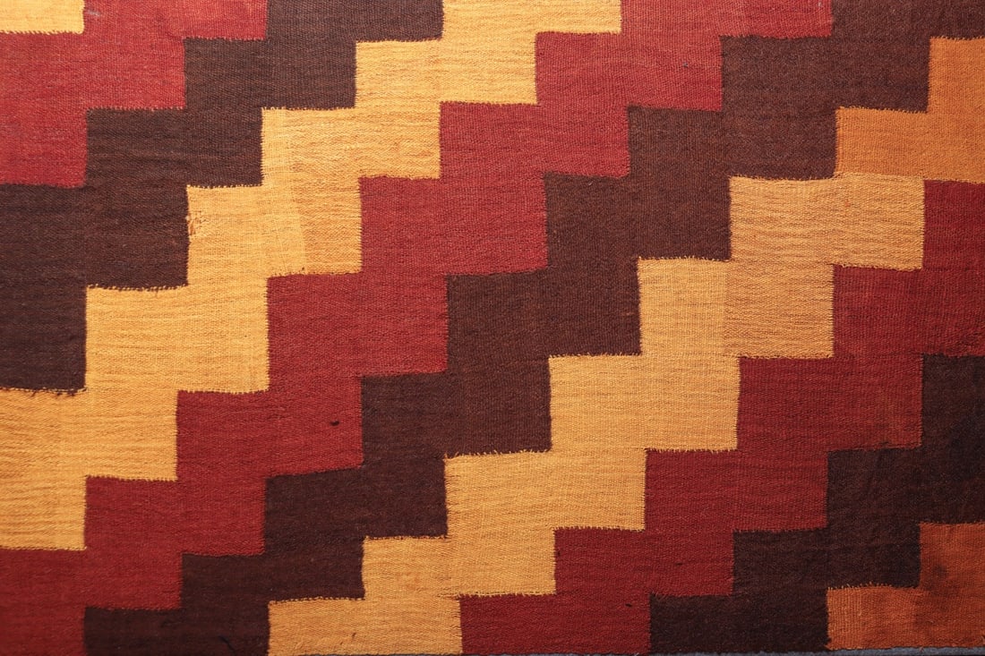 Nazca Large Textile Panel | Stepped Zigzags, ex-Merrin - 2
