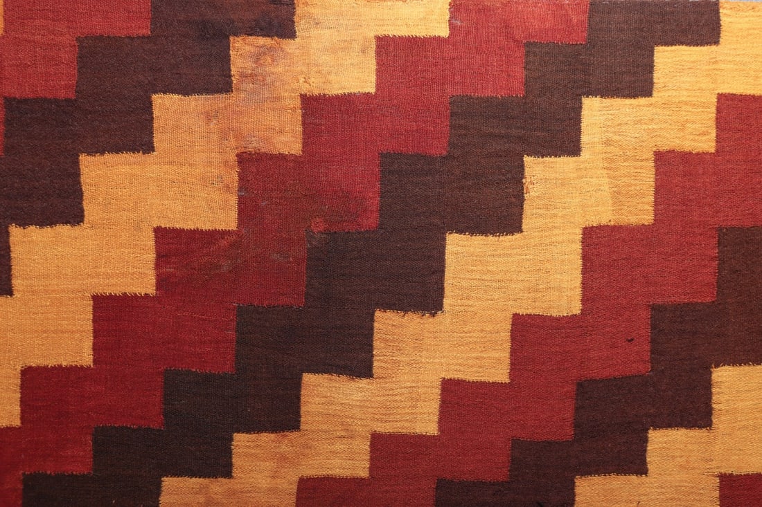 Nazca Large Textile Panel | Stepped Zigzags, ex-Merrin - 3
